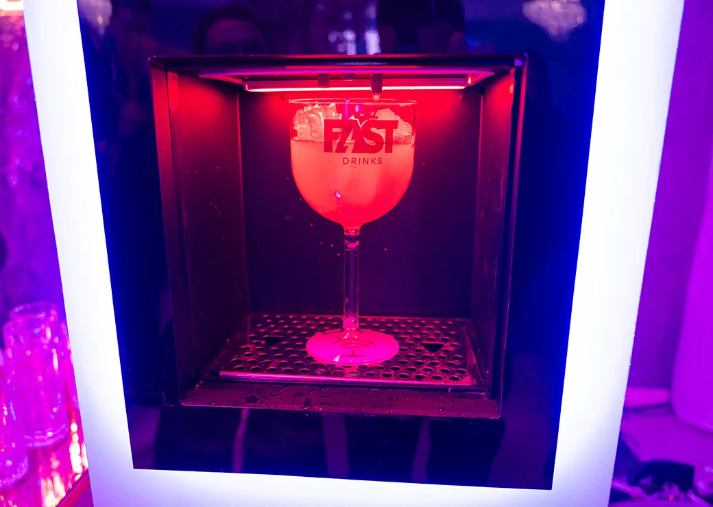 evento com a máquina